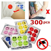 Load image into Gallery viewer, 300Pcs Mosquito Repellent Patches Stickers Natural Non Toxic Pure Essential Oil Camping Travel Children Adult Repellent Stickers