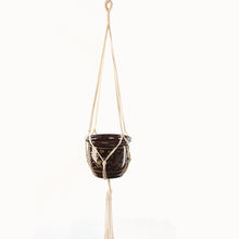 Load image into Gallery viewer, Hot sales 100% handmade macrame plant hanger flower /pot hanger for wall decoration countyard garden
