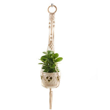 Load image into Gallery viewer, Hot sales 100% handmade macrame plant hanger flower /pot hanger for wall decoration countyard garden
