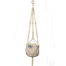 Load image into Gallery viewer, Hot sales 100% handmade macrame plant hanger flower /pot hanger for wall decoration countyard garden
