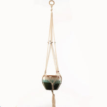 Load image into Gallery viewer, Hot sales 100% handmade macrame plant hanger flower /pot hanger for wall decoration countyard garden
