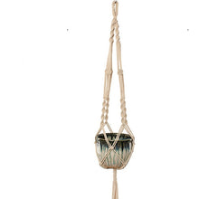 Load image into Gallery viewer, Hot sales 100% handmade macrame plant hanger flower /pot hanger for wall decoration countyard garden
