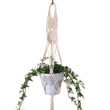 Load image into Gallery viewer, Hot sales 100% handmade macrame plant hanger flower /pot hanger for wall decoration countyard garden
