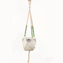 Load image into Gallery viewer, Hot sales 100% handmade macrame plant hanger flower /pot hanger for wall decoration countyard garden
