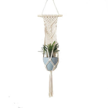 Load image into Gallery viewer, Hot sales 100% handmade macrame plant hanger flower /pot hanger for wall decoration countyard garden
