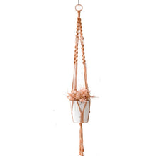 Load image into Gallery viewer, Hot sales 100% handmade macrame plant hanger flower /pot hanger for wall decoration countyard garden

