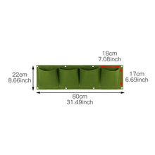 Load image into Gallery viewer, Wall Hanging Planting Bags 4/9/18/49/72 Pockets Green Grow Bag Planter Vertical Garden Vegetable Living Garden Bag Home Supplies
